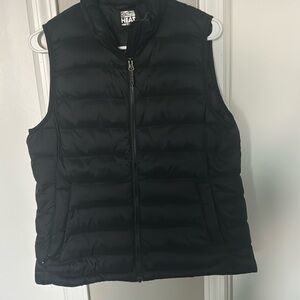Warm puffed vest